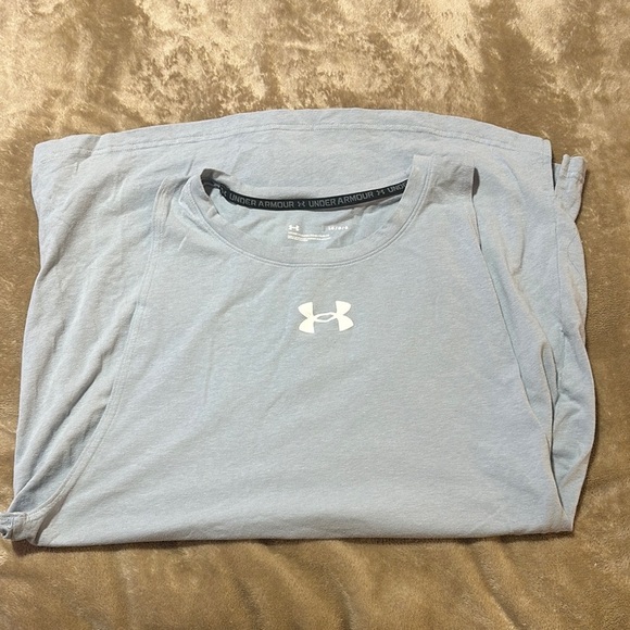 Under Armour Light Blue Sleeveless Top - Picture 3 of 4